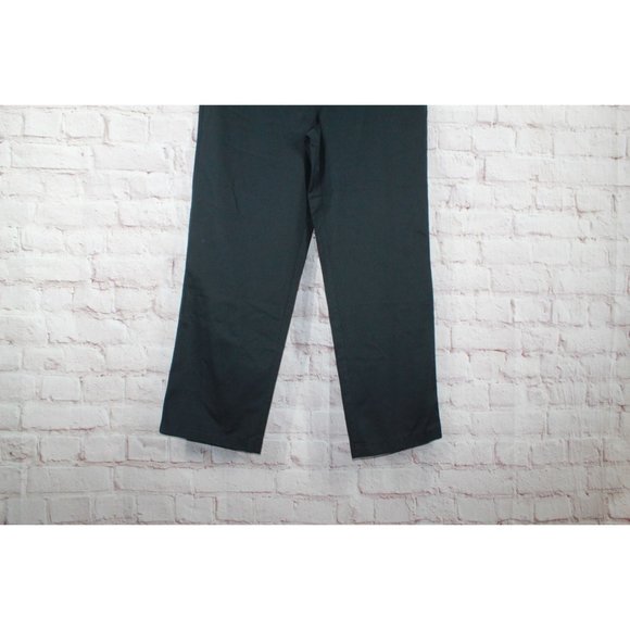 LL Bean Women's Bayside Black Cotton High-Rise Straight-Leg Pants Size 20 - Picture 9 of 9